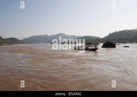 Mekong River in der Nähe von Luang Prabang, Laos, Indochina, Südost-Asien Stockfoto