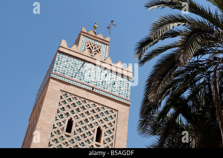 Die Kasbah-Moschee, Medina, Marrakesch, Marokko, Nordafrika, Afrika Stockfoto