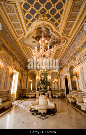 Ballsaal Salon de Bail im Palacio del Marques de Dos Aguas, das Keramikmuseum beherbergt. Valencia Stockfoto