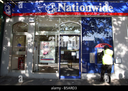 Zweig der Nationwide Building Society London Stockfoto