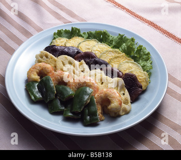 Koreanisches Essen in Currycreme Stockfoto