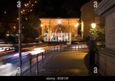 Clark Adam Tunnel unter Burgberg, Buda, Budapest, Ungarn Stockfoto