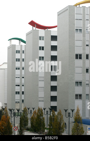 Neue Häuser im Bau in Turin, Italien Stockfoto