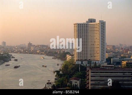 Chao Phya Fluss Bangkok Thailand Südostasien Asien Stockfoto