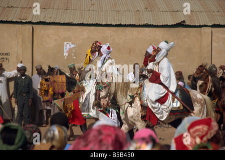 Durbar Festival Kano Nigeria Westafrika Afrika Stockfoto