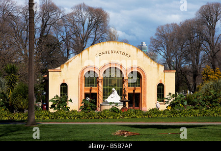 Konservatorium in der Fitzroy Gardens Melbourne Victoria. Stockfoto