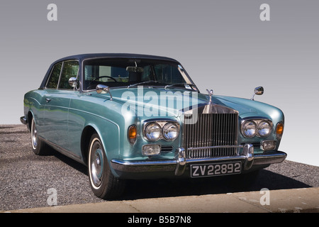 Rolls-Royce Corniche Coupé ca. 1972. Irland. als eine partielle Ausschnitt gezeigt Stockfoto