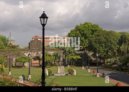 Intamuros Stadt, Übersicht von Fort Santiago, Manila, die Philippinen, Südostasien Stockfoto