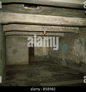 Gaskammer, KZ Auschwitz, UNESCO-Weltkulturerbe, Oswiecim, Polen, Europa Stockfoto