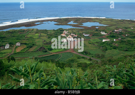 Faja Dos Cubres Sao Jorge Azoren Portugal Atlantik Europa Stockfoto