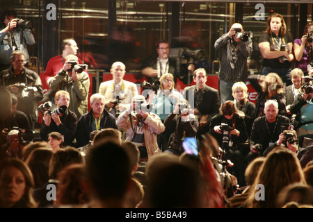 Menge von Pressefotografen für Filmfestival in Rom 2008 Stockfoto
