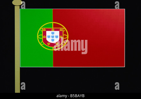 Portugiesische Flagge Portugal Europa Stockfoto