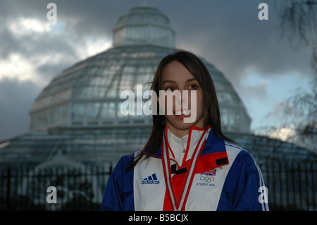 Elizabeth Beth Kimberly Tweddle ist eine britische Turnerin Stockfoto