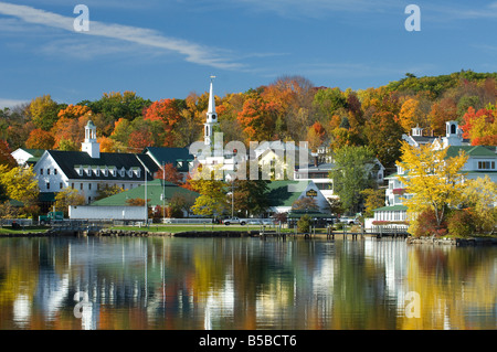 Die Gemeinde von Meredith am Lake Winnipesaukee New Hampshire New england Usa Stockfoto