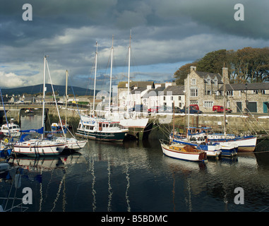 Castletown Hafen Isle Of Man England England Europa Stockfoto