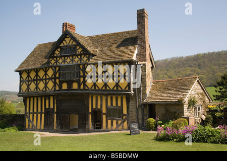 Tor zum Stokesay Schloß Shropshire England England Europa Stockfoto