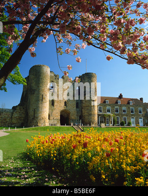 Das Schloss Torhaus, Tonbridge, Kent, England, Europa Stockfoto