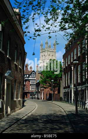 Altstadt und Dom, Gloucester, Gloucestershire, England, Europa Stockfoto