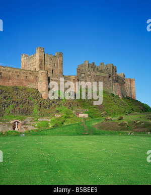 Bamburgh Castle in Northumberland, England, Europa Stockfoto