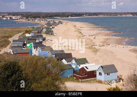 Mudeford Spieß oder Sandbank, Hafen von Christchurch, Dorset, England, Europa Stockfoto