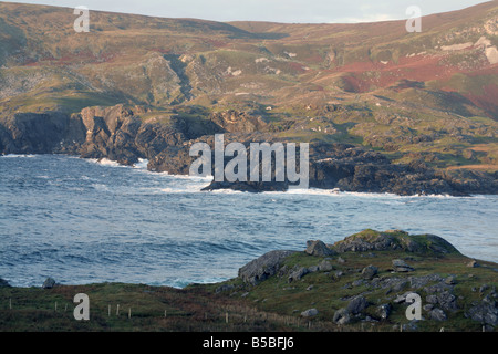 Abend, Glen Head, Glencolmcille, County Donegal, Irland Stockfoto