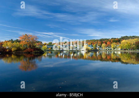 Die Gemeinde von Meredith am Lake Winnipesaukee New Hampshire New england Usa Stockfoto