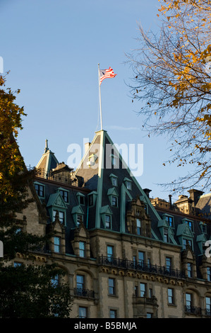 Der Dakota, ein Luxus-Apartment-Gebäude 1 West 72nd Street und Central Park West auf Manhattans Upper West Side, New York, NY Stockfoto