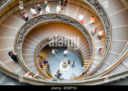 Italien Rom Wendeltreppe im Vatikan Stockfoto