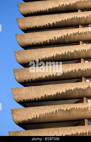 Appartment Block im Barbican Centre London Stockfoto