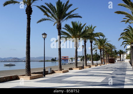 Resort Los Alcazares, am Rand des Mar Menor, Murcia, Spanien Stockfoto