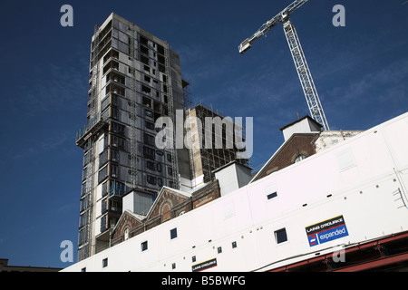 Stadtumbau Ipswich Wet Dock Suffolk England Stockfoto