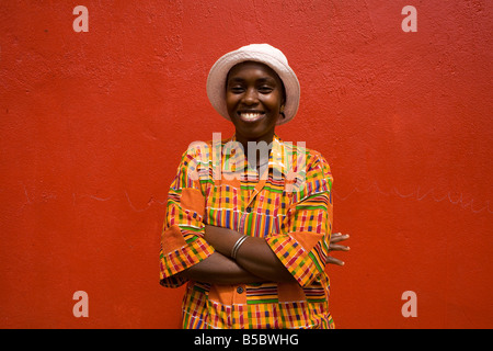 Aletha Gboww Krankenschwester und Offizier in kostenlos Ay Kingsville Klinik Kingsville Liberia Westafrika Stockfoto