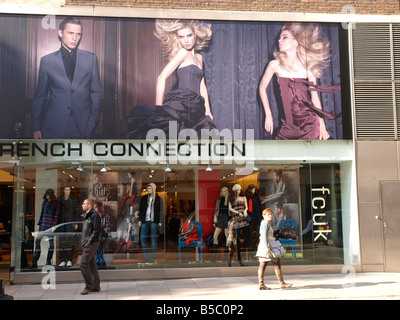 Französische Verbindung Shop in Long Acre Central London England WC2E Stockfoto