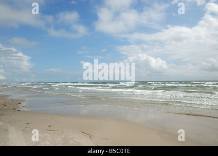 Strand auf Padre Island, Süd-Texas-USA Stockfoto