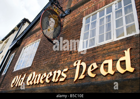 Alten Queens Head Pub in Sheffield, South Yorkshire, England, "Great Britain" Stockfoto