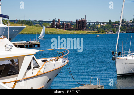 Gas Works Park am nördlichen Ende des Lake Union in Seattle, Washington Stockfoto