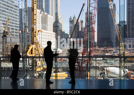 Blick vom Wintergarten des Werkes am Ground Zero New York City USA Stockfoto