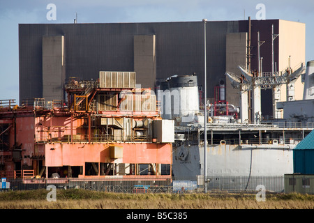 Able UK Yard; Ship Breaking, Shipbreaking Industry, Recycling von Metallen, Abriss Bergung bei able UK Zerlegern Shipbreaking Yards, Teesport, Teeside, Stockfoto