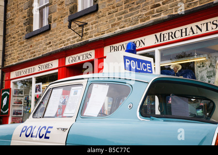 Ford Anglia Polizei Auto Goathland Yorkshire England Stockfoto