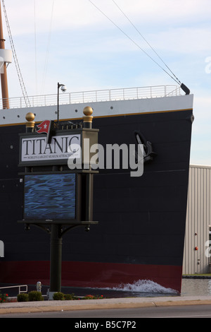 Das Titanic-Museum in Branson Missouri Stockfoto