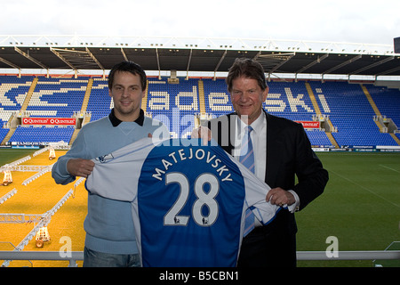 Marek Matejovsky und John Madejski Stockfoto