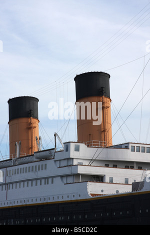 Das Deck und der Bug der Titanic Museum in Branson Missouri Stockfoto