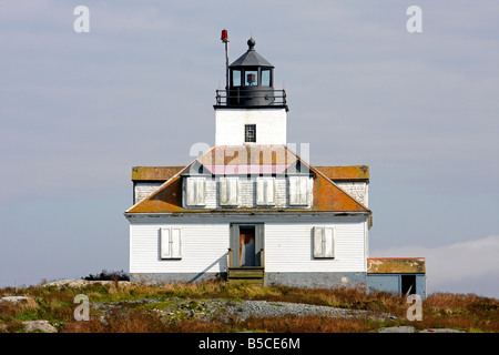 Ei Rock Leuchtturm, Bar Harbor, Maine, USA Stockfoto