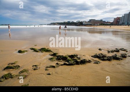 Grand Plage, Biarritz Stockfoto
