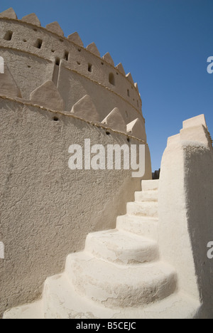 Al Jahili Fort Al Ain Abu Dhabi Vereinigte Arabische Emirate Stockfoto