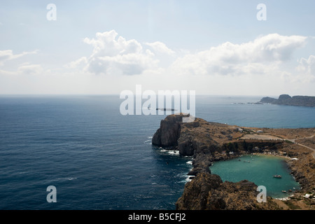 St Pauls Bay, in der Nähe von Lindos, Rhodos, Griechenland Stockfoto