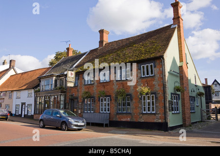 "Greyhound" Pub in Rickinghall Dorf in Suffolk UK Stockfoto