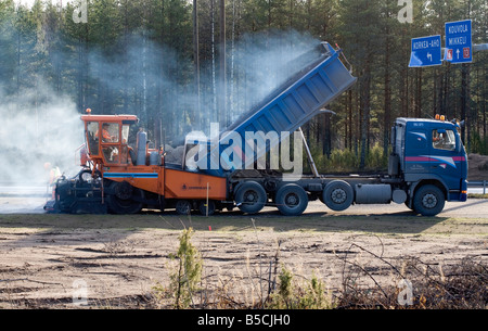 Straßenbelag Stockfoto