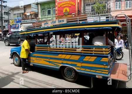 Nahverkehr in Phuket, Thailand Stockfoto
