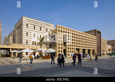 Bibliothek, neue Campus, der American University in Kairo, Ägypten Stockfoto